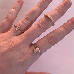 Knuckle rings Set of 3